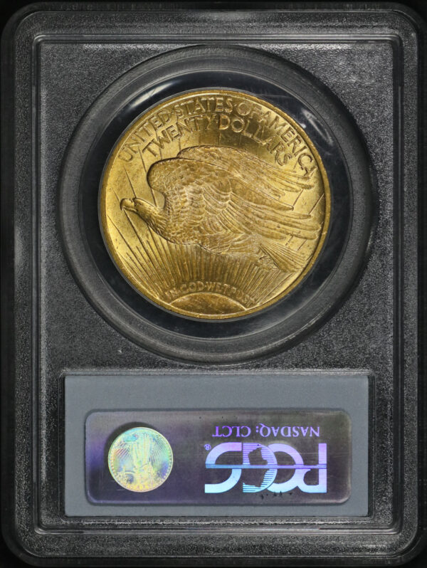Reverse of this 1924 St. Gaudens $20 PCGS MS-63