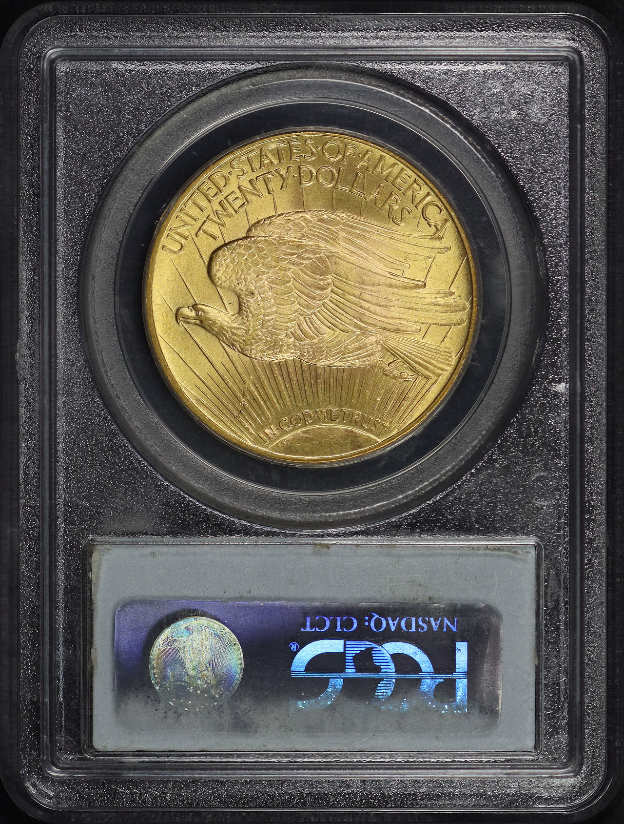 Reverse of this 1924 St. Gaudens $20 PCGS MS-63