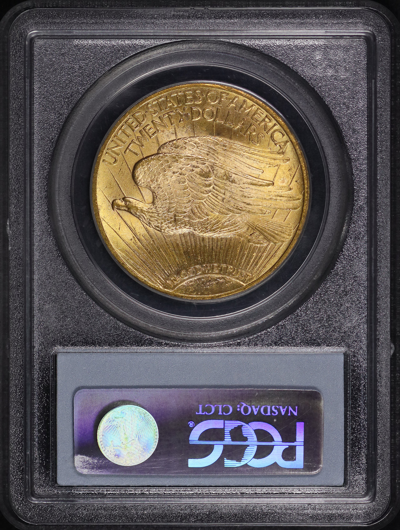 Reverse of this 1924 St. Gaudens $20 PCGS MS-64