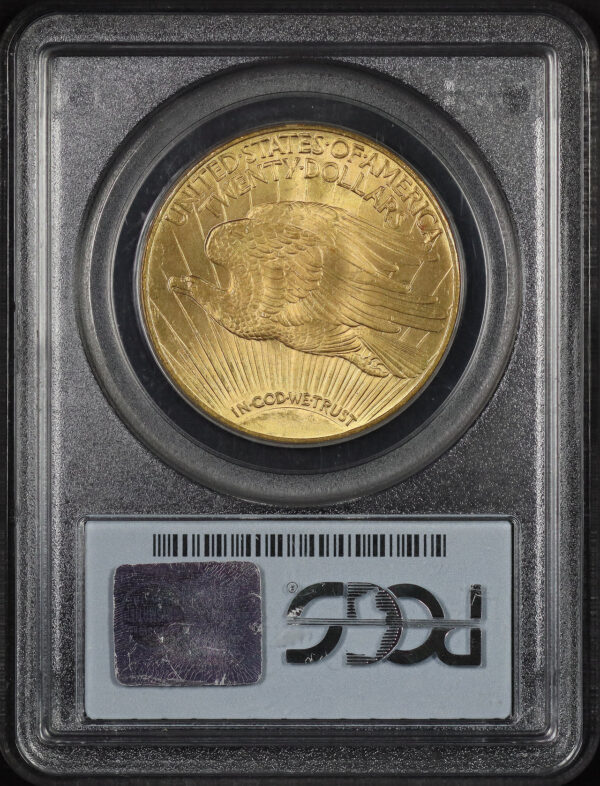 Reverse of this 1924 St. Gaudens $20 PCGS MS-64