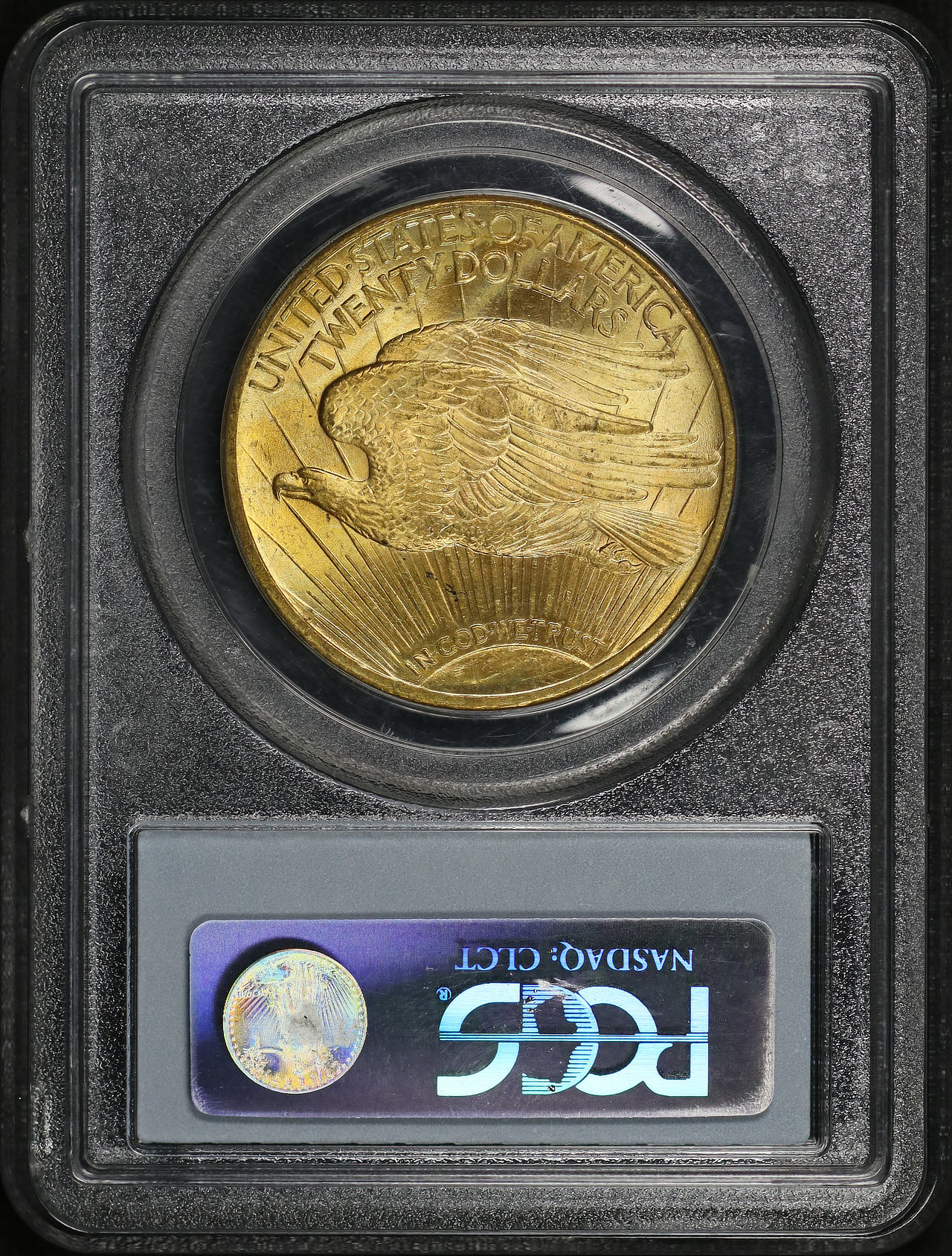 Reverse of this 1924 St. Gaudens $20 PCGS MS-64