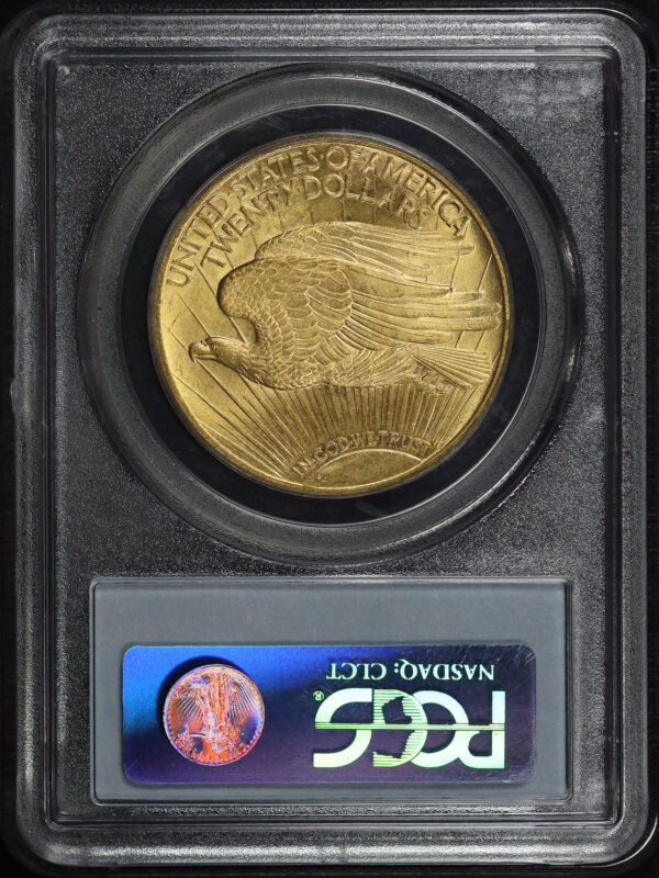 Reverse of this 1924 St. Gaudens $20 PCGS MS-64