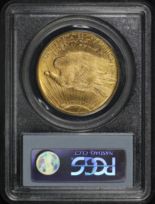 Reverse of this 1924 St. Gaudens $20 PCGS MS-65