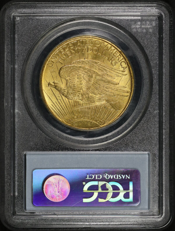 Reverse of this 1925 St. Gaudens $20 PCGS MS-63
