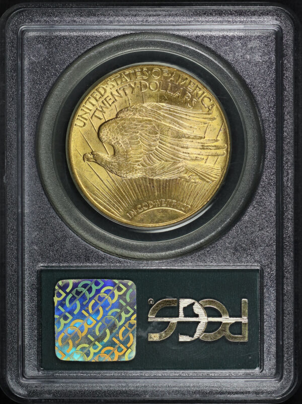 Reverse of this 1927 St. Gaudens $20 PCGS MS-62