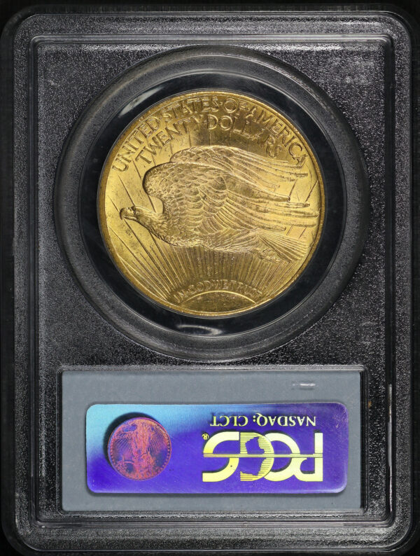 Reverse of this 1928 St. Gaudens $20 PCGS MS-64
