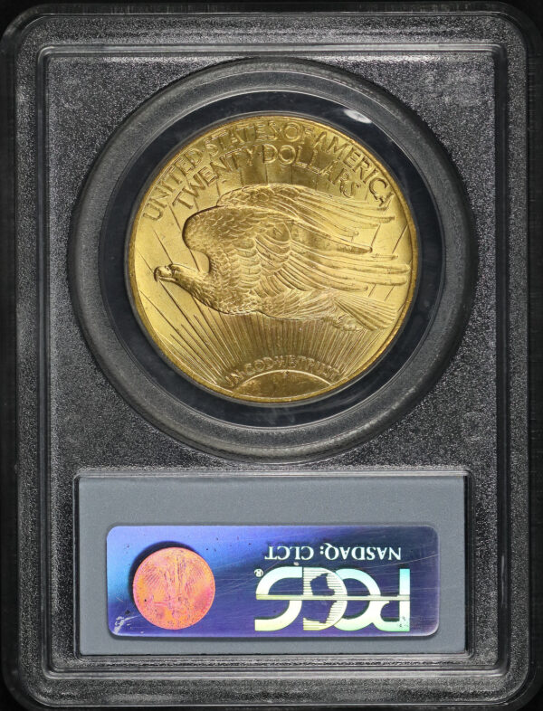 Reverse of this 1928 St. Gaudens $20 PCGS MS-65