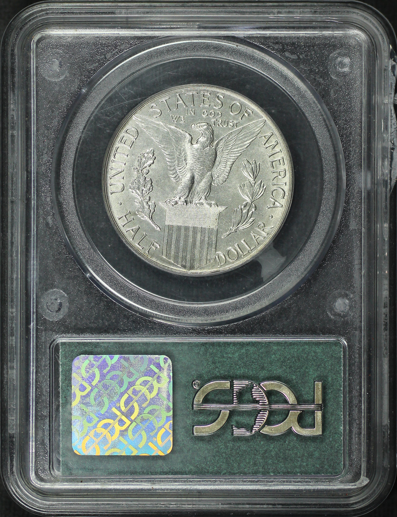 Reverse of this 1915-S Silver Commemorative Panama-Pacific 50C PCGS MS-63