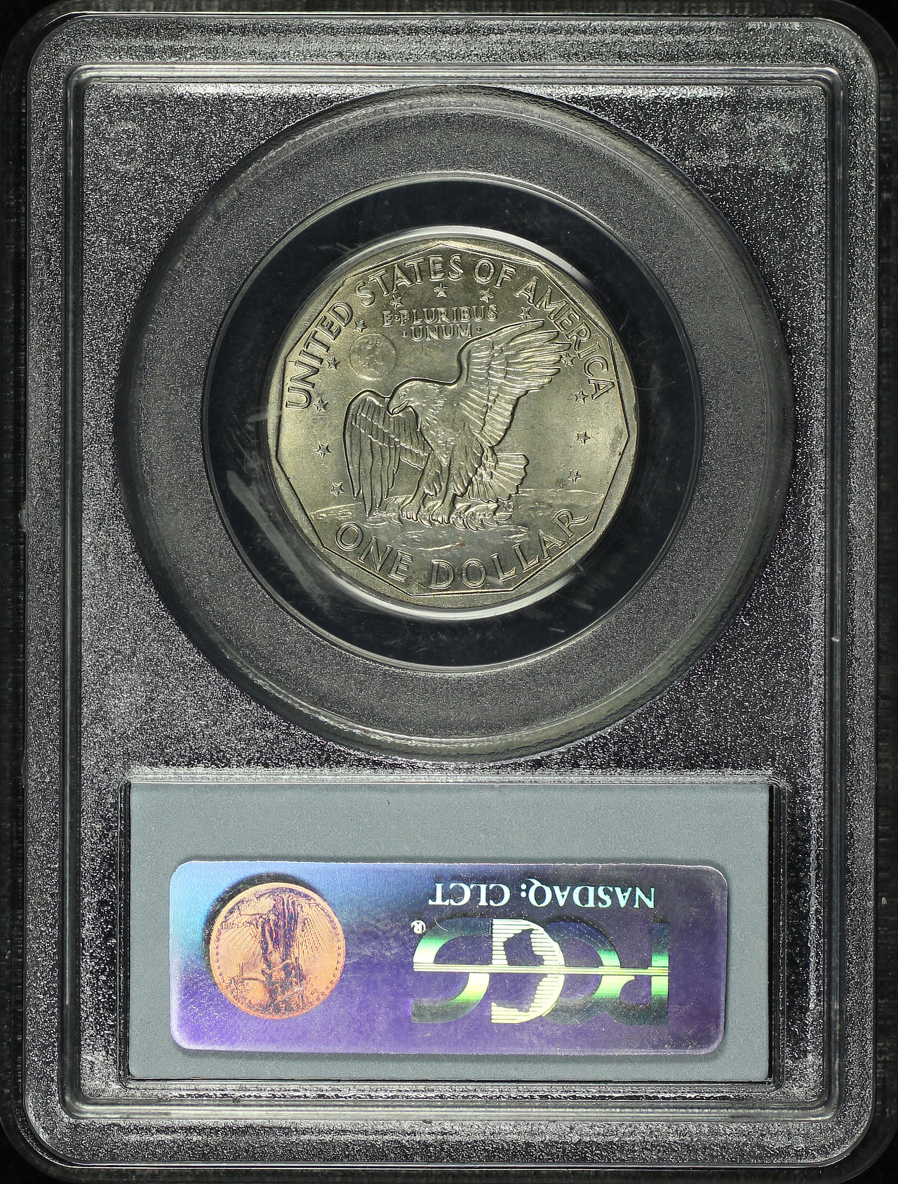 Reverse of this 1979-P Susan B. Anthony Dollar PCGS MS-65