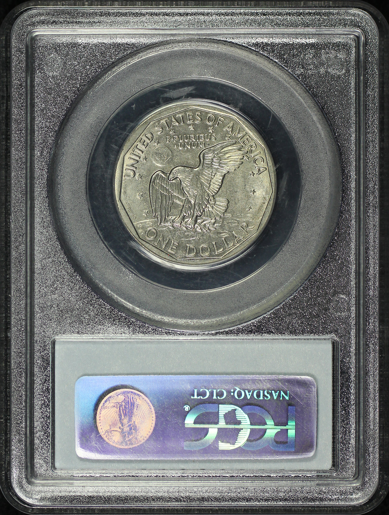 Reverse of this 1979-P Susan B. Anthony Dollar PCGS MS-65