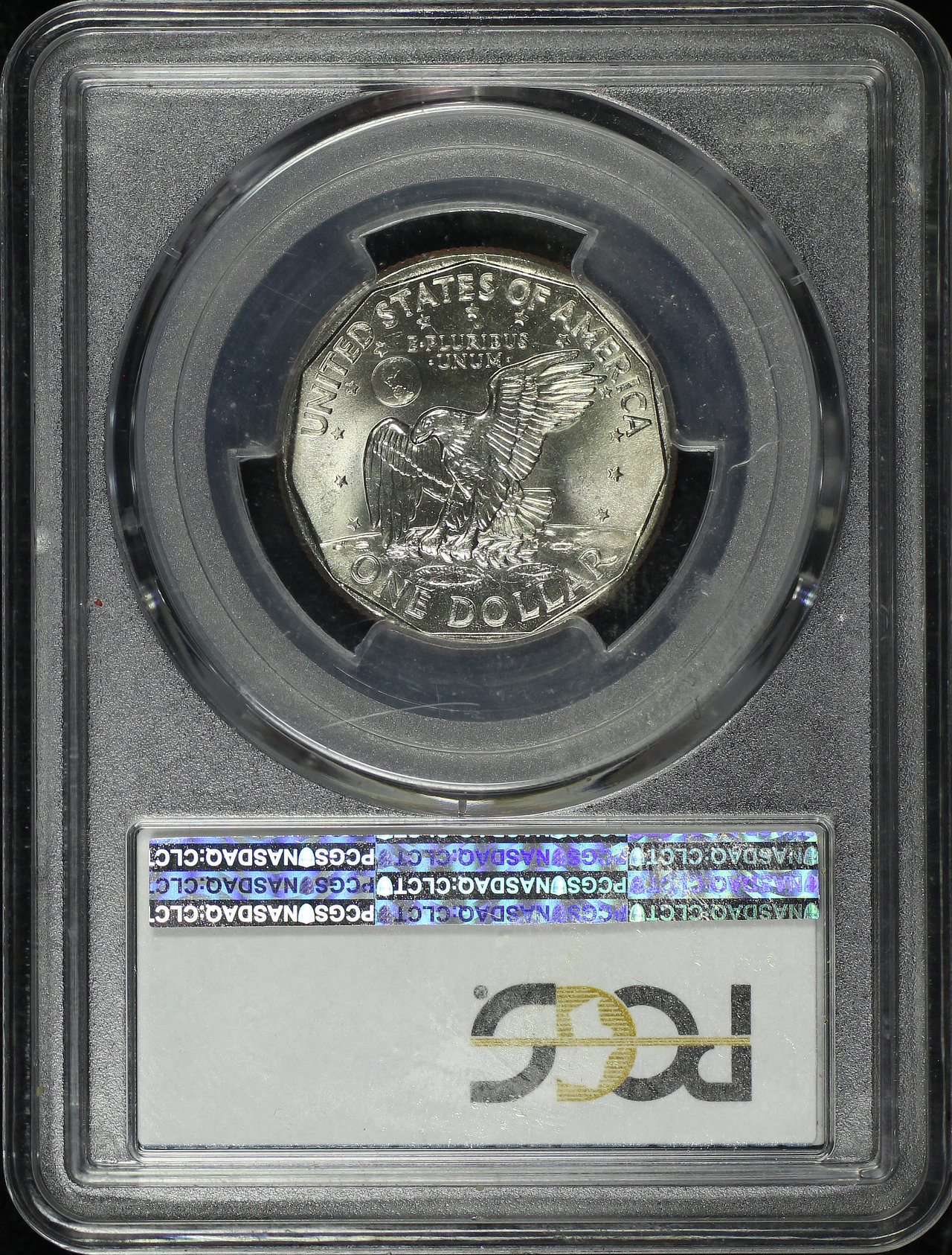 Reverse of this 1999-P Susan B. Anthony Dollar PCGS MS-66
