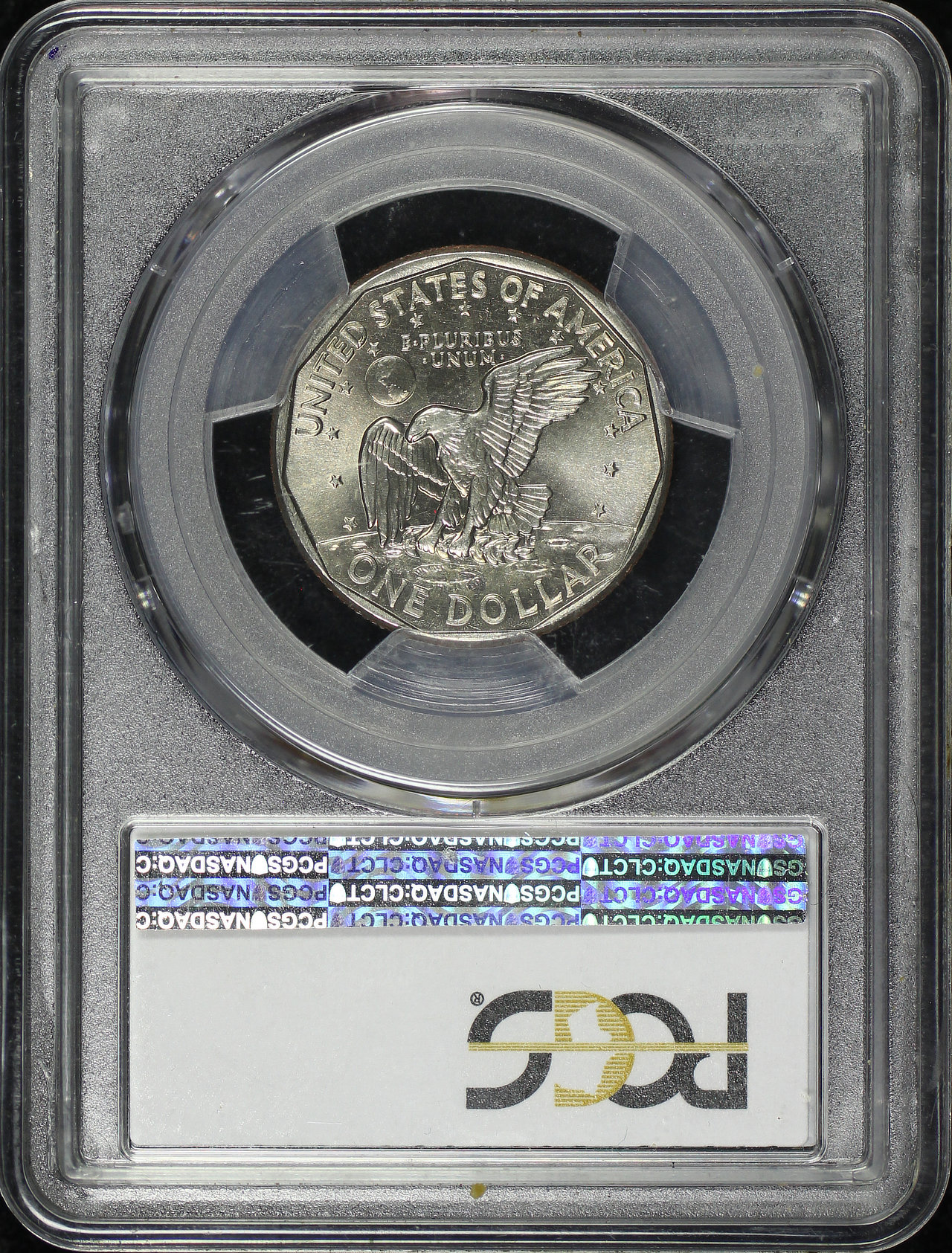 Reverse of this 1999-P Susan B. Anthony Dollar PCGS MS-66