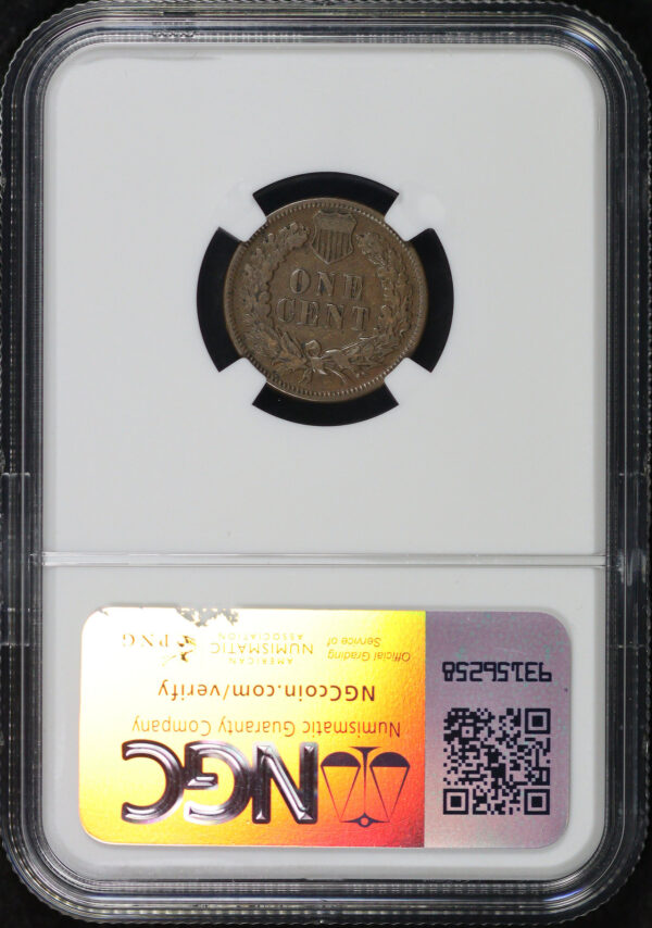Reverse of this 1879 Indian Cent NGC XF-40 BN