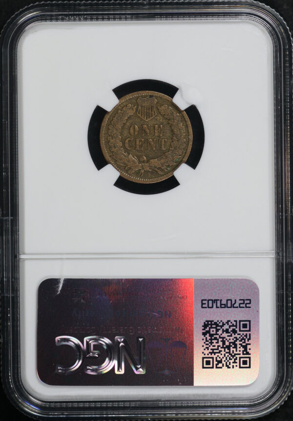 Reverse of this 1908-S Indian Cent NGC VG-8 BN