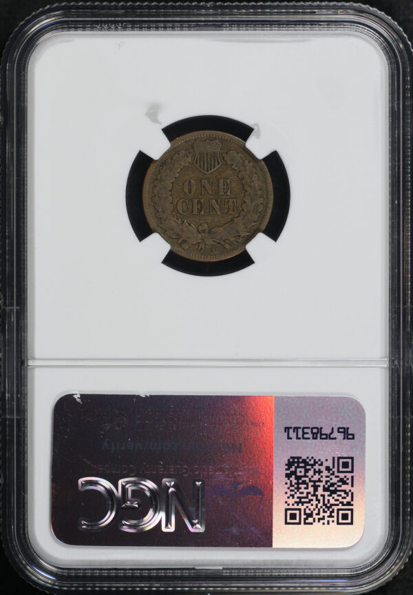 Reverse of this 1908-S Indian Cent NGC VG-8 BN