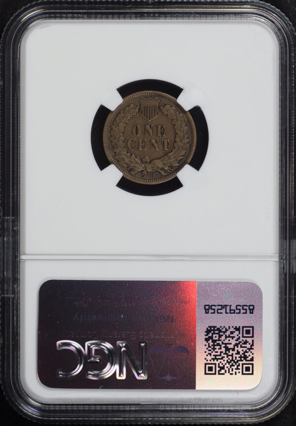 Reverse of this 1908-S Indian Cent NGC VG-10 BN
