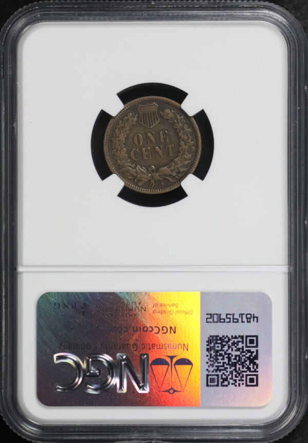 Reverse of this 1908-S Indian Cent NGC F-12 BN