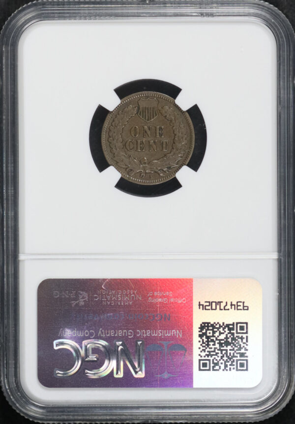 Reverse of this 1908-S Indian Cent NGC VF-30 BN