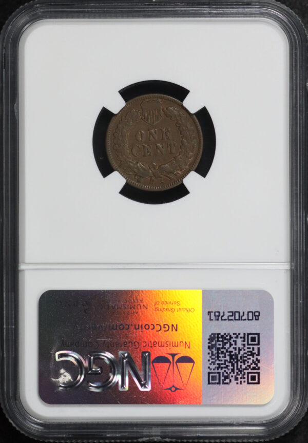 Reverse of this 1908-S Indian Cent NGC VF-30 BN