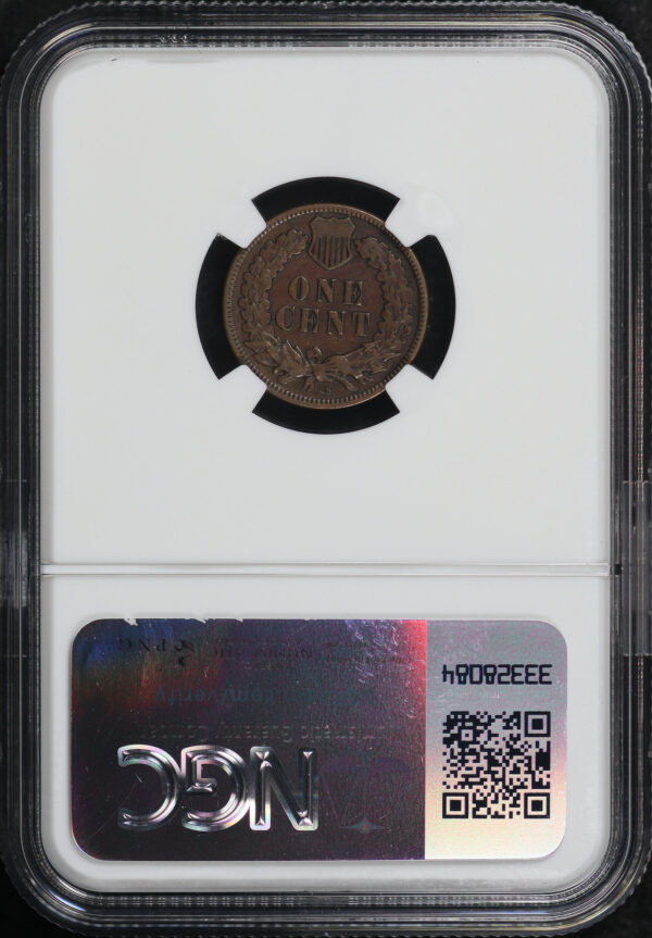 Reverse of this 1908-S Indian Cent NGC VF-30 BN
