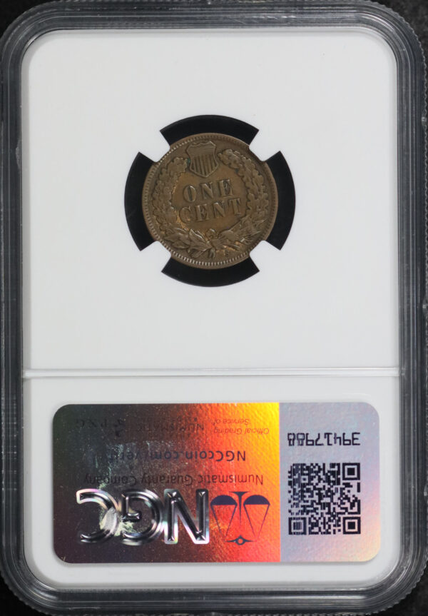 Reverse of this 1908-S Indian Cent NGC VF-35 BN