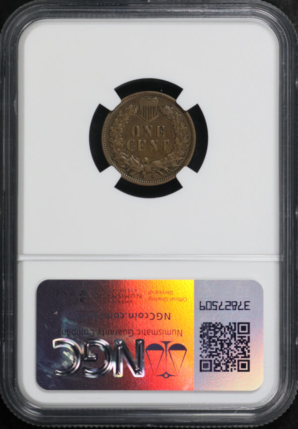 Reverse of this 1908-S Indian Cent NGC VF-35 BN