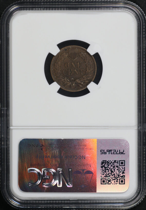 Reverse of this 1908-S Indian Cent NGC XF-45 BN