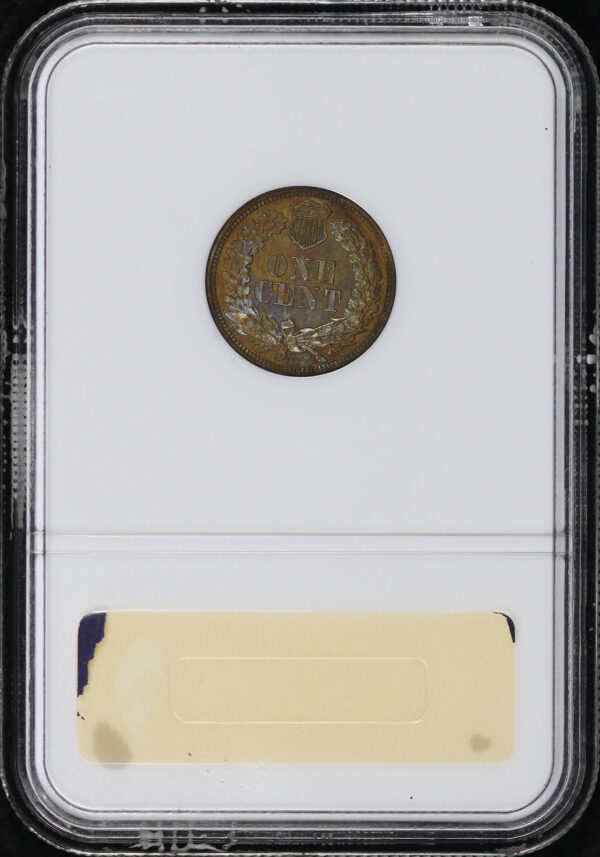 Reverse of this 1861 Indian Cent NGC PF-64