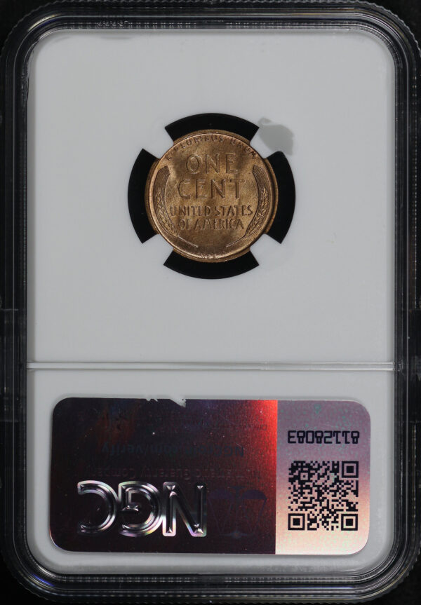 Reverse of this 1909 Vdb Lincoln Cent Wheat Reverse NGC MS-64 RD