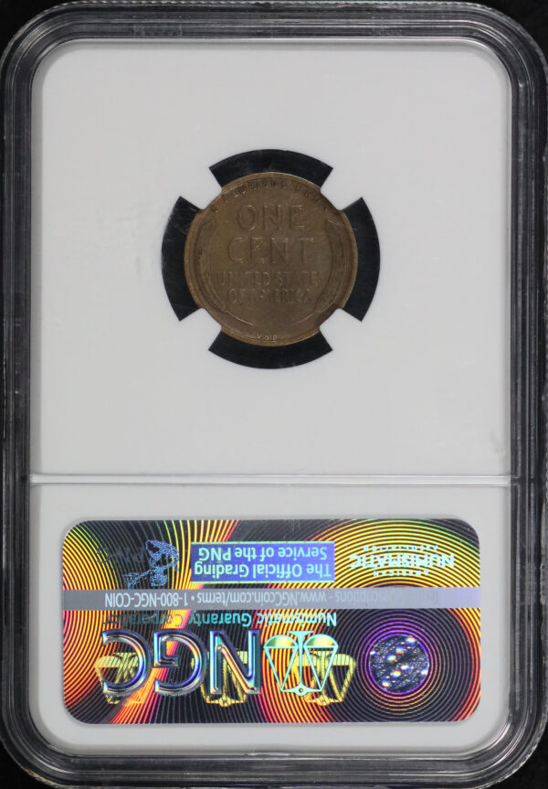 Reverse of this 1909-S VDB Indian Cent NGC F-12 BN