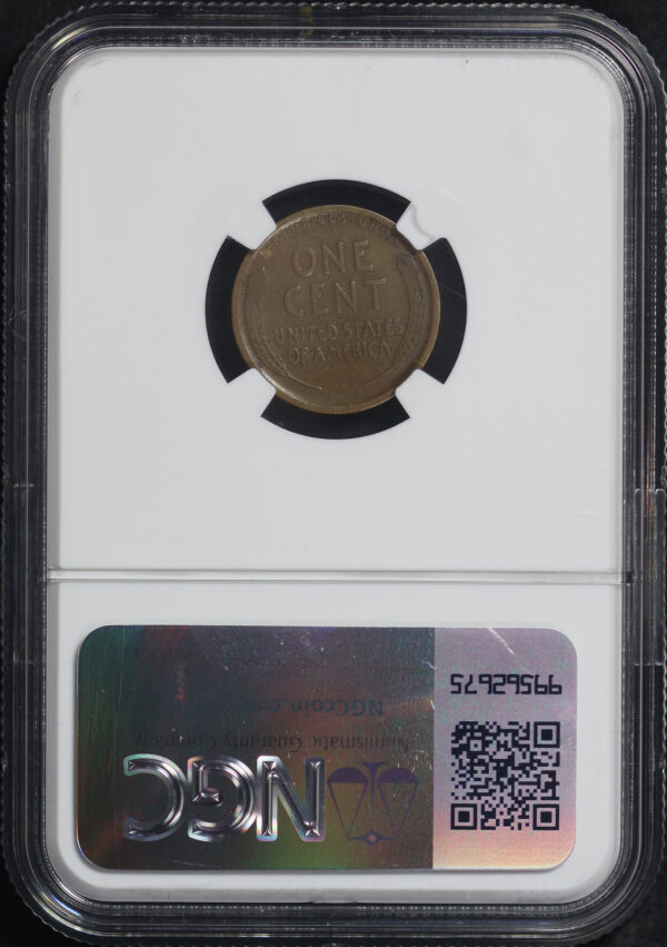 Reverse of this 1909-S Lincoln Cent Wheat Reverse NGC F-12 BN