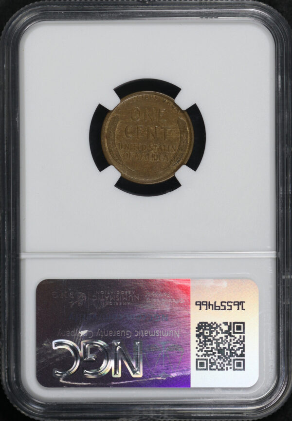 Reverse of this 1909-S Lincoln Cent Wheat Reverse NGC VF-35 BN