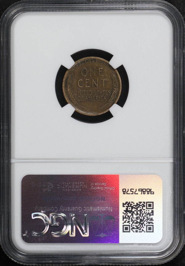 Reverse of this 1909-S Lincoln Cent Wheat Reverse NGC VF-35 BN