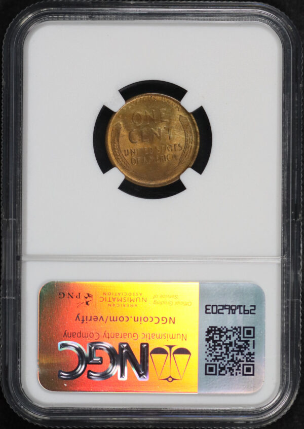 Reverse of this 1909 S Lincoln Cent Wheat Reverse NGC MS-66 RB