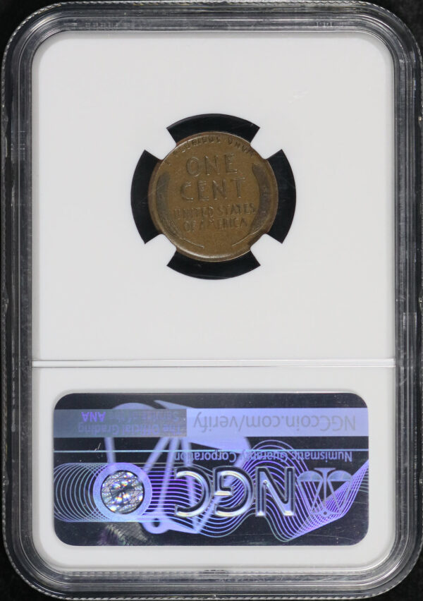 Reverse of this 1914-D Lincoln Cent Wheat Reverse NGC F-12 BN