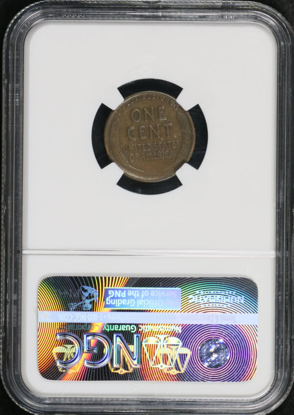 Reverse of this 1914-D Lincoln Cent Wheat Reverse NGC VF-20 BN