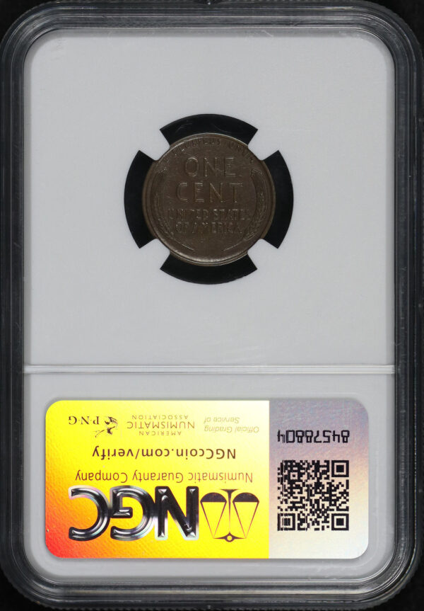 Reverse of this 1914-D Lincoln Cent Wheat Reverse NGC AU-53 BN