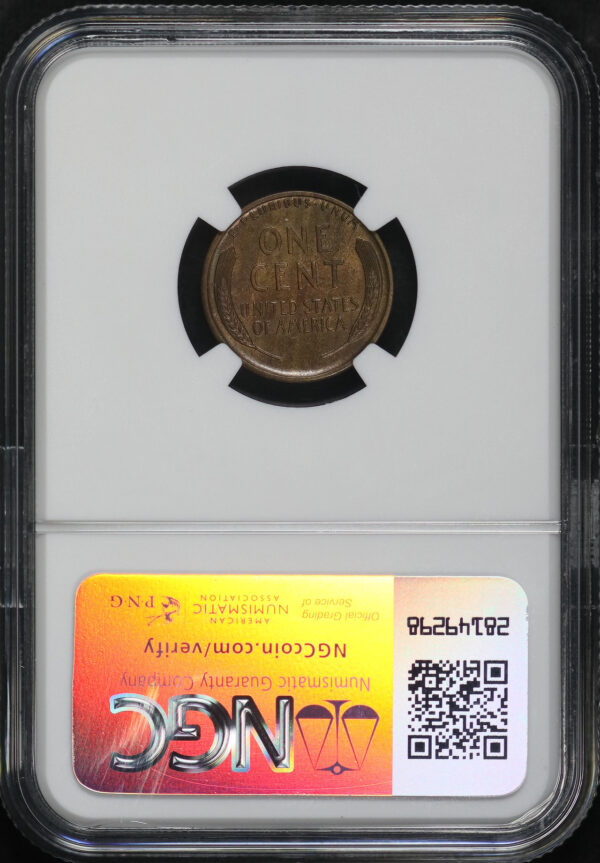 Reverse of this 1916-S Lincoln Cent Wheat Reverse NGC MS-64 BN