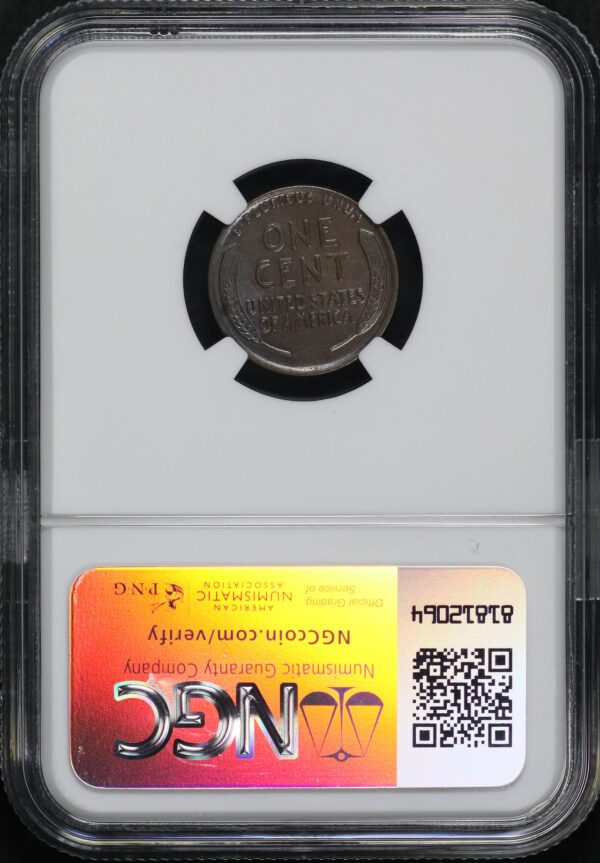 Reverse of this 1917-D Lincoln Cent Wheat Reverse NGC MS-62 BN