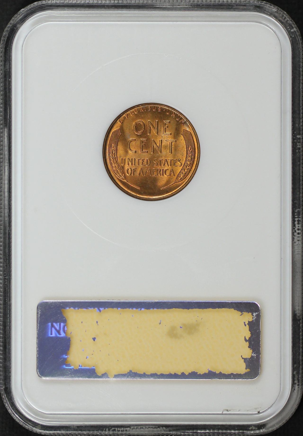 Reverse of this 1930-S Lincoln Cent Wheat Reverse NGC MS-65 RD Old Fatty Holder
