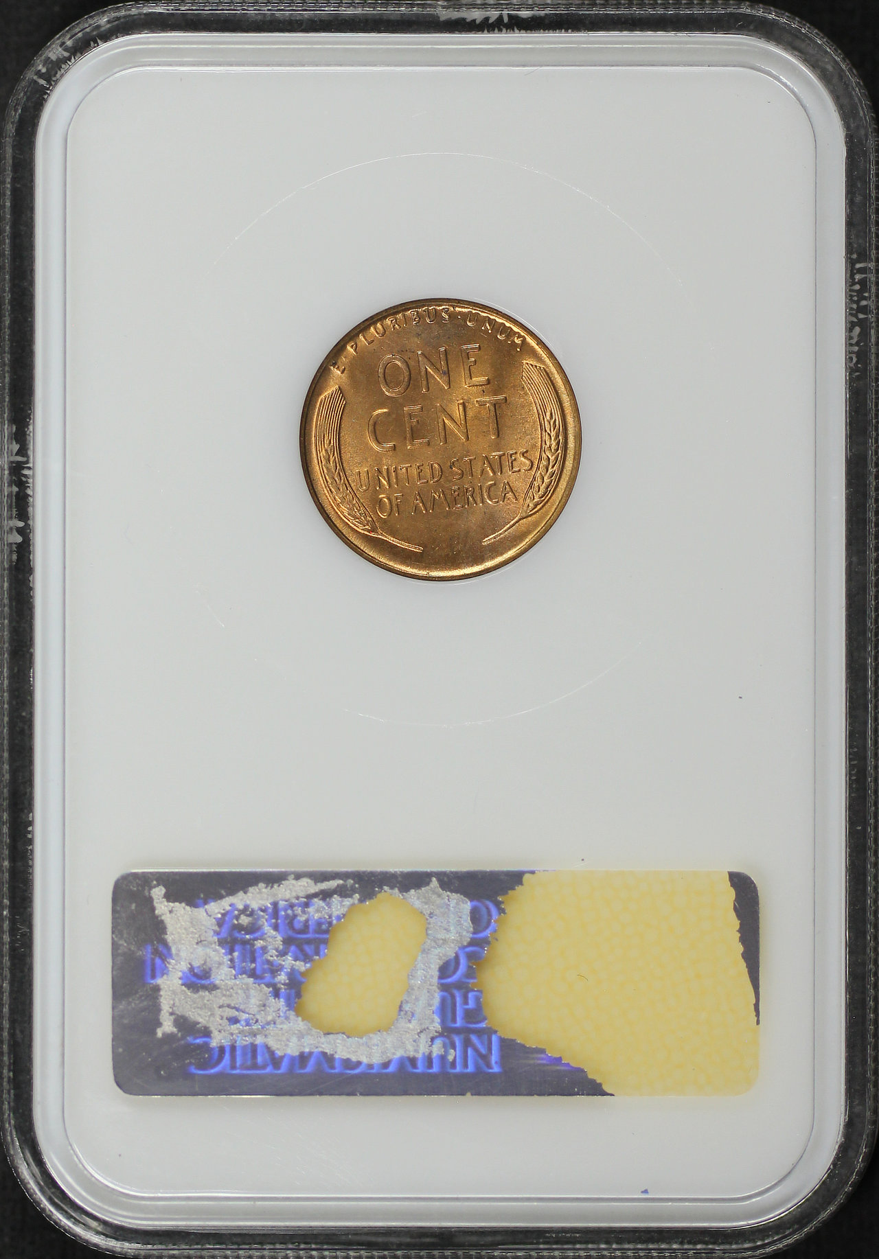 Reverse of this 1931 Lincoln Cent Wheat Reverse NGC MS-64 RD Old Fatty Holder