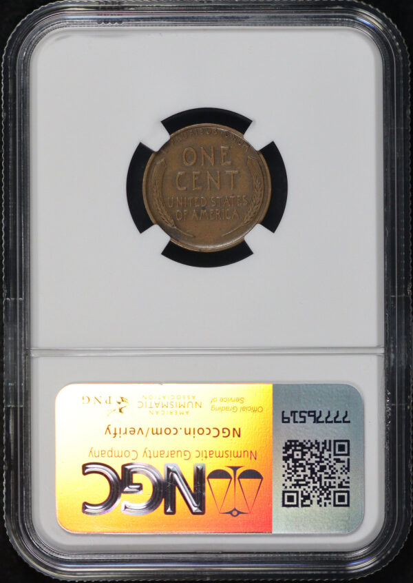 Reverse of this 1931-S Lincoln Cent Wheat Reverse NGC XF-40 BN