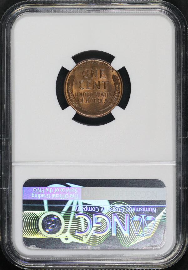 Reverse of this 1931-S Lincoln Cent Wheat Reverse NGC MS-66 RB