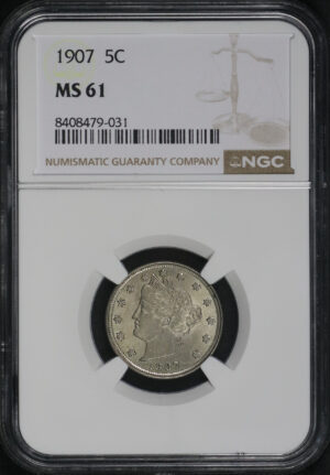 Obverse of this 1907 Liberty Nickel NGC MS-61