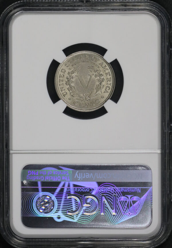 Reverse of this 1907 Liberty Nickel NGC MS-61
