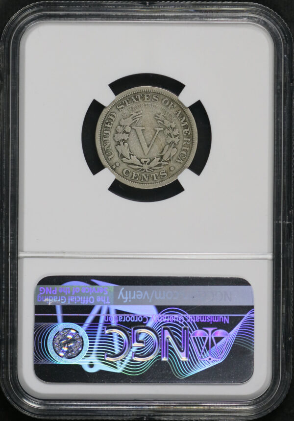 Reverse of this 1912-S Liberty Nickel NGC VG-10