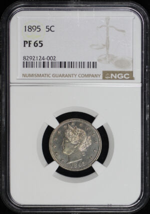 Obverse of this 1895 Liberty Nickel NGC PF-65