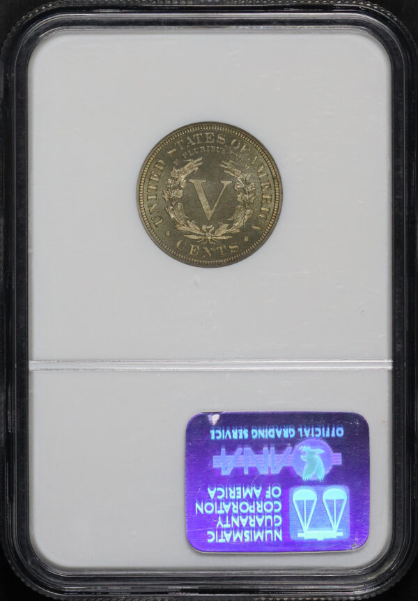 Reverse of this 1912 Liberty Nickel NGC PF-63