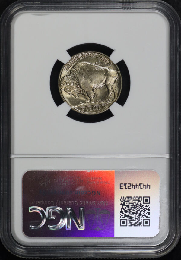 Reverse of this 1913 Type 2 Buffalo Nickel NGC MS-66