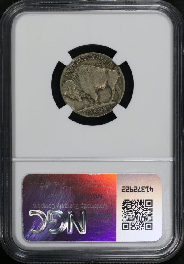Reverse of this 1913-D Buffalo Nickel Type 2 NGC VF-20